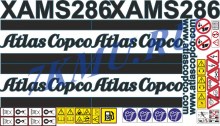 Стикеры на компрессор Atlas Copco Xams286